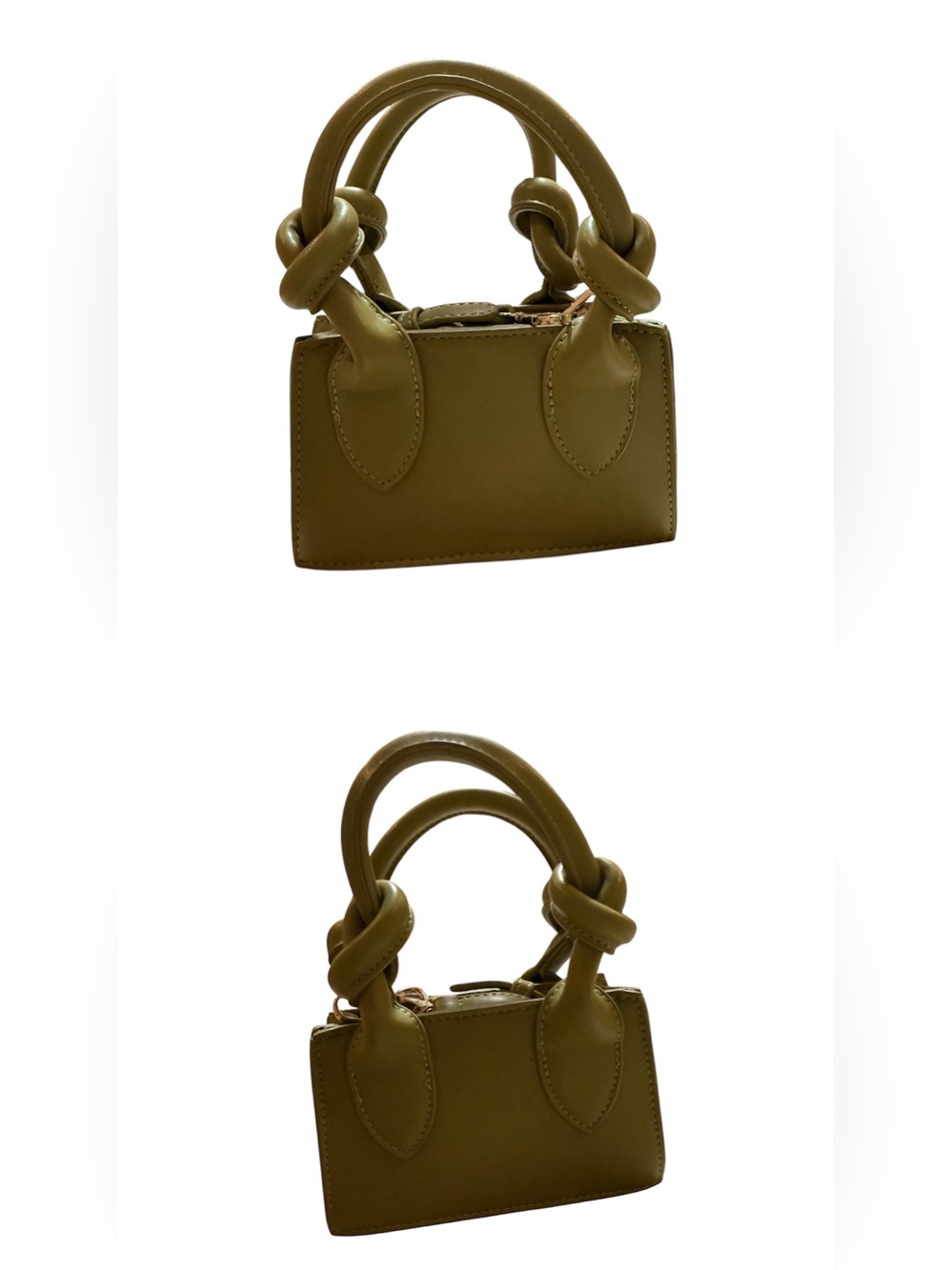 Olive Knot-Handle Mini Tote Bag - Women Bags